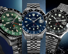 Часы Timex Deepwater Meridian 200 Automatic GMT в чёрном (TW2Y63900), синем (TW2Y64000) и зелёном (TW2Y64100) цветах.