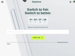 Анонс Fairphone 6 может состояться 25 июня в 11 утра по центральноевропейскому времени (скриншот с сайта: Fairphone.com).