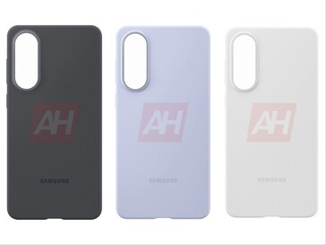 Galaxy Просочившееся изображение S25 Edge (отредактировано) показывает силиконовый чехол в трех цветах. (Источник изображения: Android Headlines)