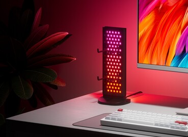 Стол Nanoleaf Pegboard Desk Dock с крючками (Источник изображения: Nanoleaf PR)