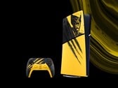 Показана цифровая консоль PS5 Slim, посвящённая Marvel's Wolverine.