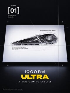Встроенный вентилятор iQOO Pad Ultra и его технические характеристики