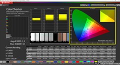 CalMAN ColorChecker (профиль sRGB, sRGB)