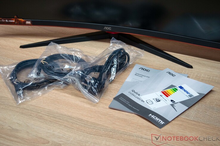 AOC CU34G2XPD - что входит в комплект поставки?