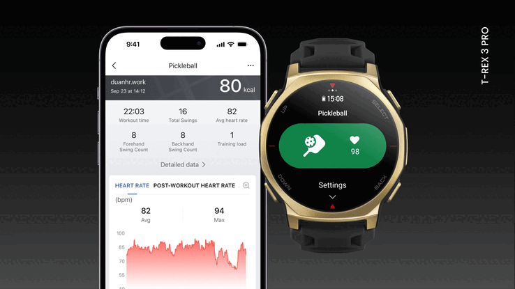 Сентябрьское обновление программного обеспечения Amazfit 2026 года улучшает пиклбол