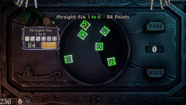 На снимке: скриншот игрового процесса из игры «Dice With Death».