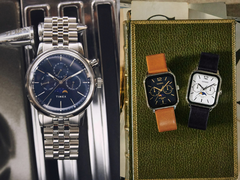 Часы Timex Marlin Moon Phase 40mm (слева) и MTP-M305L (справа), на фото. (Источник изображения: Timex/Casio)