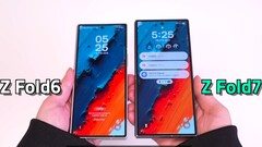 Видео с манекеном Samsung Galaxy Z Fold7, который также напрямую сравнивается с предшественником. (Источник изображения: TheSinza, Youtube)