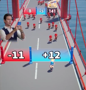 Кадр из рекламы, о которой идет речь. (Источник изображения: TikTok)