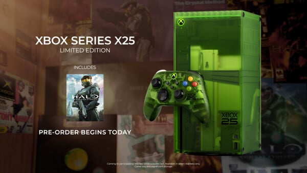 В комплект Xbox Series X25 Limited Edition входит бесплатная загрузка игры «Halo: Campaign Evolved».