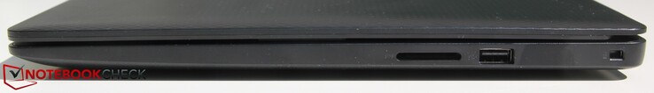 Правая сторона: картридер, USB 2.0, слот замка Kensington