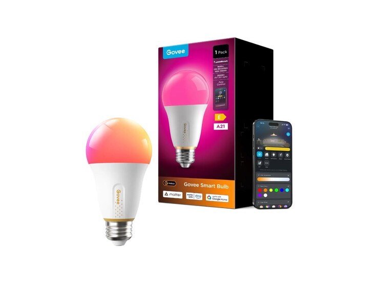 Лампа Govee Smart Bulb E27 A21 1600lm для ЕС