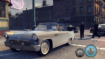 На изображении: скриншот игрового процесса из игры «Mafia II (Classic)».