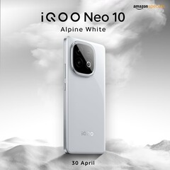 IQoo Neo 10 в цветовом решении Alpine White