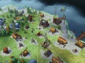 Изображение, на котором запечатлена деревня в игре «Northgard: Definitive Edition».