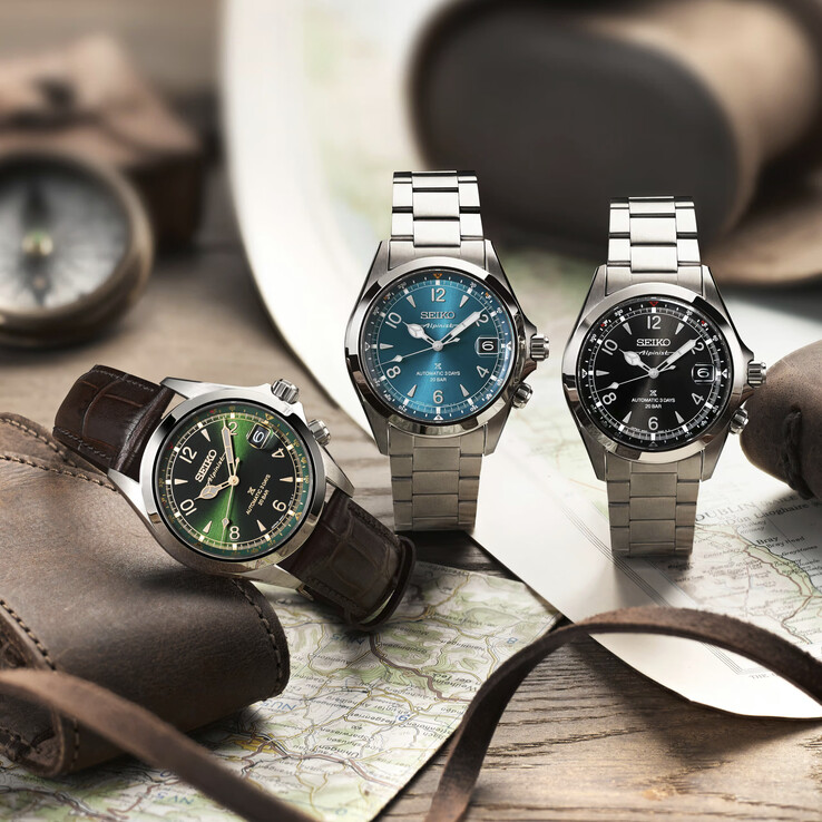 Слева направо, часы Seiko Prospex Alpinist SPB507, SPB503 и SPB505. (Источник изображения: Seiko)