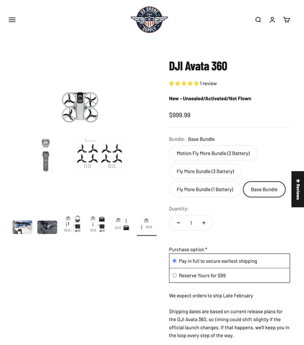 (Источник изображения: US Drone Supply)