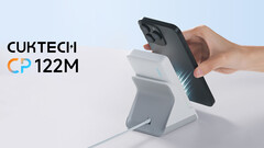 Cuktech CP122M можно прикрепить к внешней подставке, чтобы превратить его в обычное проводное беспроводное зарядное устройство (Источник изображения: Cuktech - отредактировано)