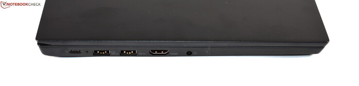 Левая сторона: USB 3.1 Gen 1 Type-C, 2x USB 3.0 Type-A, HDMI, комбинированный аудио разъем