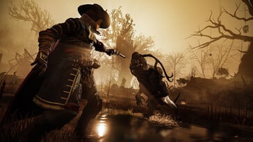 Изображение, показывающее существо в GreedFall.