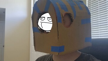 Первоначальные измерения выполняются с помощью картонной коробки