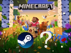 Баннер Minecraft с логотипом Steam