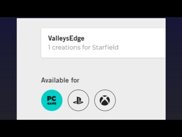 Starfield PS5 mod PlayStation logo (Источник изображения: скриншот, GamingLeaksAndRumours subreddit)