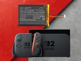 Консоль Switch 2 показана со сменной батареей