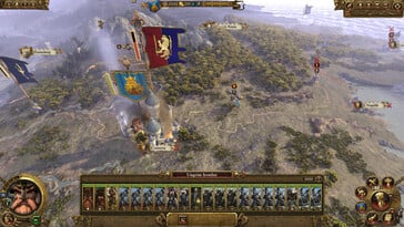 Изображение, на котором показана карта мира в игре Total War: Warhammer.