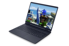 Призраки из-за более медленного времени отклика черно-белых цветов более заметны на более дешевой модели 16 Aurora (Источник изображения: Alienware)