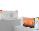 КПК Mangmi AIR X в белом и оранжевом цветах с дисплеем и задним динамиком. (Источник изображения: Mangmi)