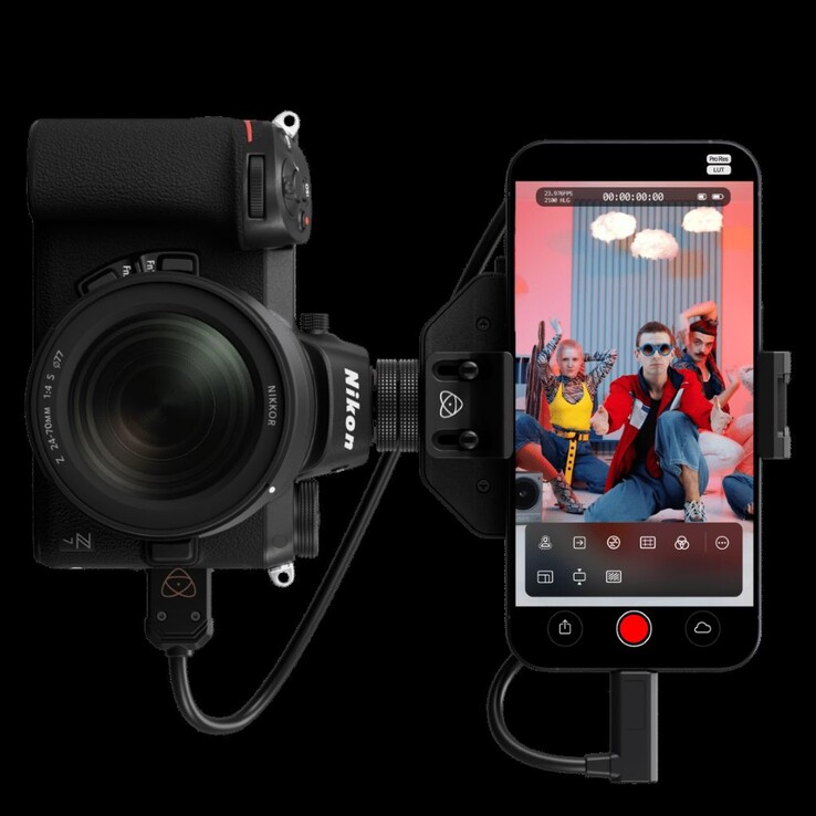 Программное обеспечение для аксессуаров Atomos Ninja Phone определяет ориентацию телефона и соответствующим образом форматирует входной видеосигнал. (Источник: Atomos)