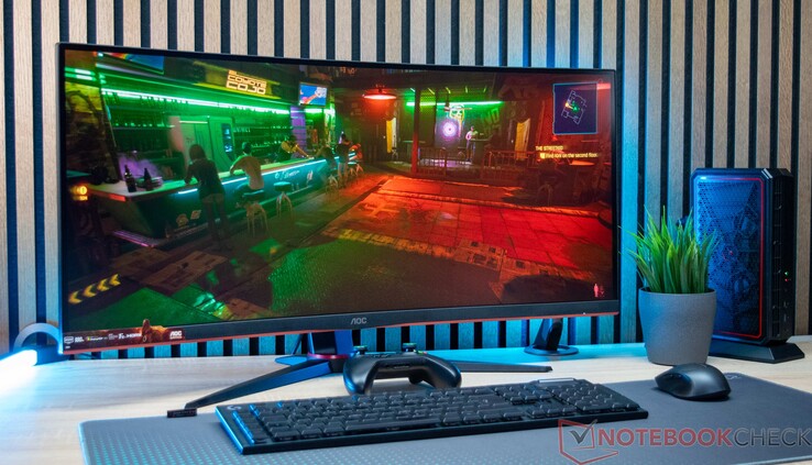 AOC CU34G2XPD в действии