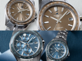 Сверху представлены модели Casio Oceanus OCW-S400A-5AJF и OCW-S40-5AJF, а снизу - Oceanus OCW-S7000E-2AJF и OCW-S40-2AJF. (Источник изображения: Casio)