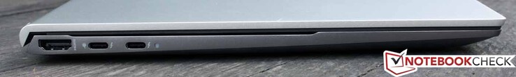 Слева: HDMI 1.4b, 2 x Thunderbolt 4 (USB-C, DisplayPort, правый поддерживает PowerDelivery)