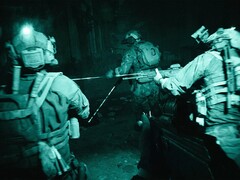 Внутрипроектные кадры Battlefield 6 показывают ночную миссию в очках ночного видения. (Источник изображения: Steam)