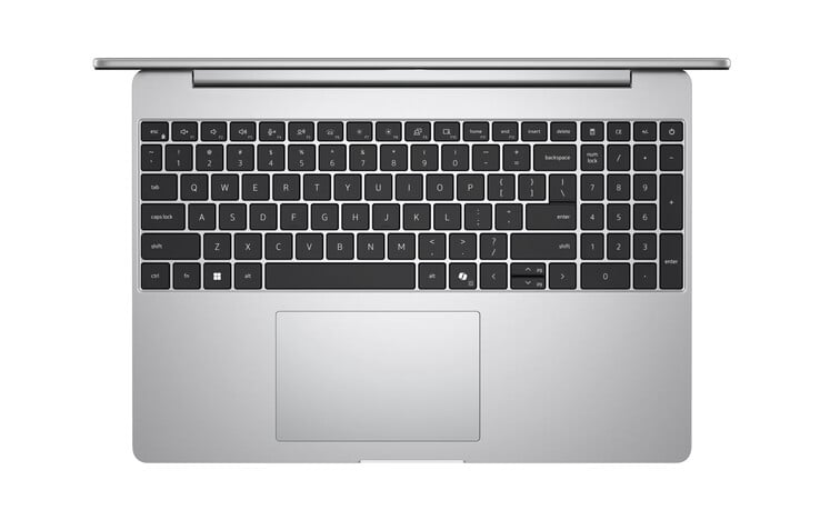 Ноутбук Dell 15 оснащён встроенной цифровой клавиатурой и дисплеем с соотношением сторон 16:10.