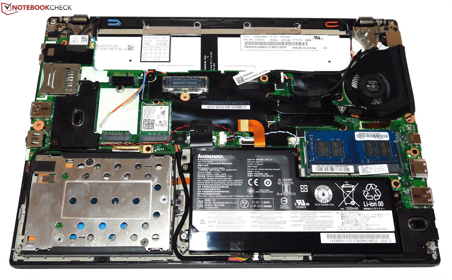 Обзор ноутбука Lenovo ThinkPad X270 - Notebookcheck-ru.com