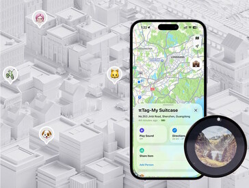E-ink дисплей этой умной метки может показывать индивидуальные изображения (Источник изображения: Pitag)