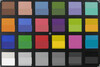 ColorChecker Passport: исходный оттенок представлен в нижней части каждого блока