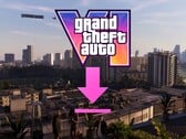 Баннер с размером файла GTA 6 и значком загрузки