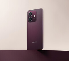 Oppo A3X 4G в красном цветовом решении Nebula Red (Источник изображения : Oppo)