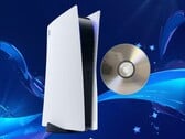 Консоль PS5, представленная с физическим игровым диском