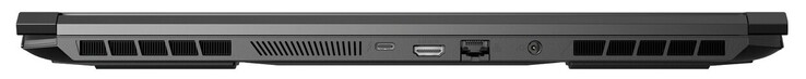 Задняя сторона: 1x Thunderbolt 3 (DP, без зарядки), HDMI, гигабитный LAN, разъем питания