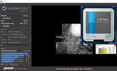 Однопоточный тест в Cinebench R15