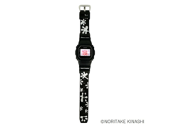 Новые часы Casio G-Shock (на фото) имеют игривый черно-белый дизайн, вдохновленный культовым произведением Noritake &quot;Reach Out&quot;. (Источник изображения: @kinashiten on X/Twitter)