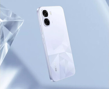 Oppo 14x в цвете Icy Blue.
