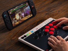 Аркадный контроллер 8BitDo, подключенный к Nintendo Switch 2. (Источник изображения: 8BitDo)