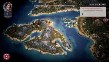 Изображение, на котором показана карта мира в игре «Expeditions: Rome».