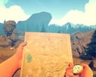 Изображение карты из Firewatch; сейчас игра продаётся в Steam со скидкой 80%.